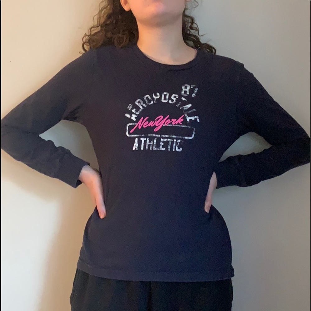 Aeropostale navy long sleeve